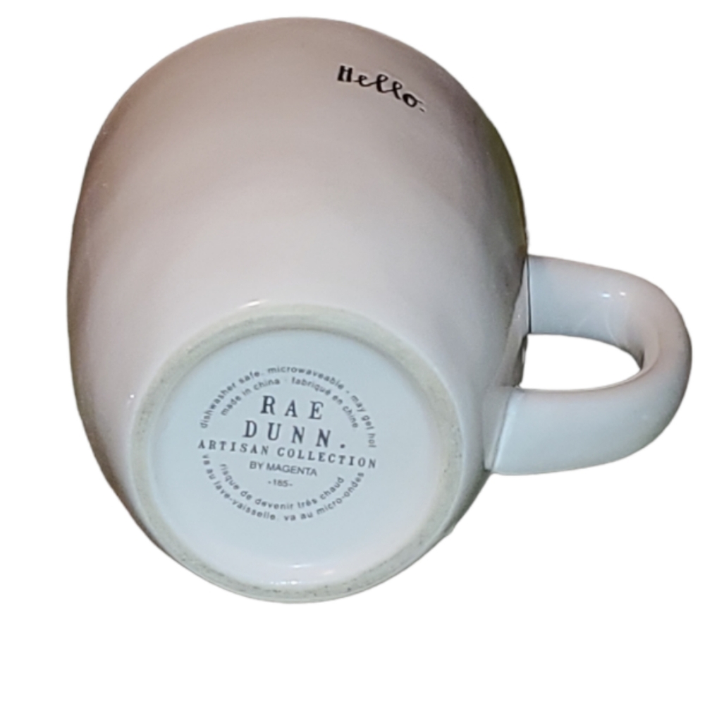 2/$40! Rae Dunn Hello Ceramic Mug - Picture 4 of 10